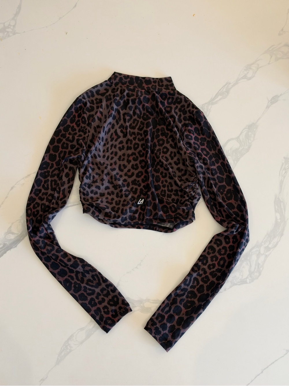 🐆🎱LA Dance Designs Long Sleeve mesh top with Turtleneck 🎱🐆